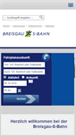 Mobile Screenshot of breisgau-s-bahn.de
